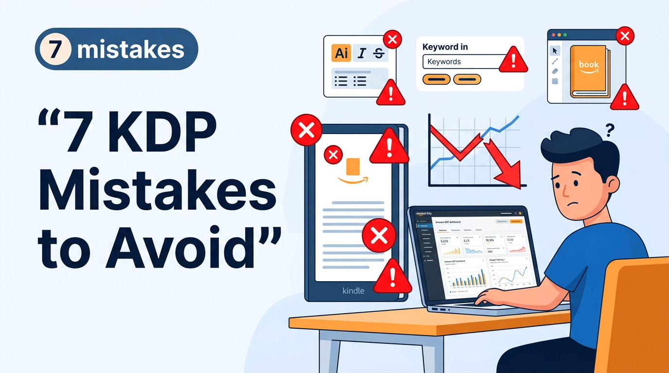 7 Common Amazon KDP Mistakes Beginners Must Avoid